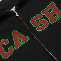 Cash Only Campus Zip-Thru Hoodie - Washed Black thumbnail