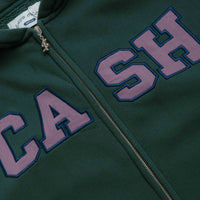 Cash Only Campus Zip-Thru Hoodie - Washed Forest thumbnail