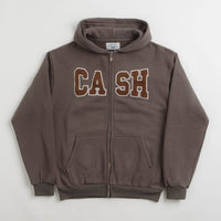 Cash Only Campus Zip Up Hoodie - Charcoal thumbnail