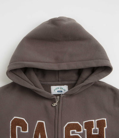 Cash Only Campus Zip Up Hoodie - Charcoal