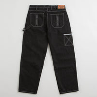 Cash Only Carpenter Baggy Jeans - Flat Black thumbnail