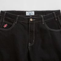 Cash Only Carpenter Baggy Jeans - Flat Black thumbnail