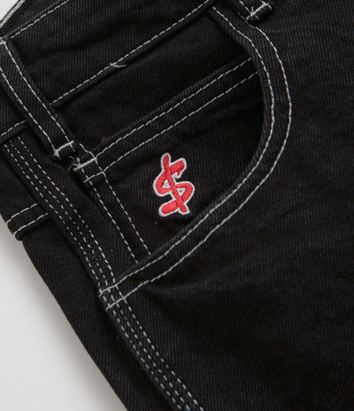 Cash Only Carpenter Baggy Jeans - Flat Black