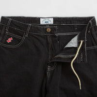 Cash Only Carpenter Baggy Jeans - Flat Black thumbnail