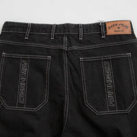 Cash Only Carpenter Baggy Jeans - Flat Black thumbnail