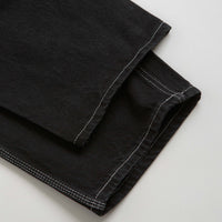 Cash Only Carpenter Baggy Jeans - Flat Black thumbnail