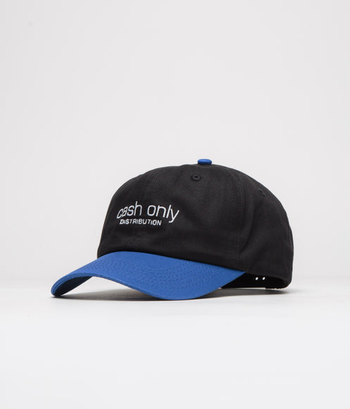 Cash Only Corp Logo Cap - Black / Royal Blue