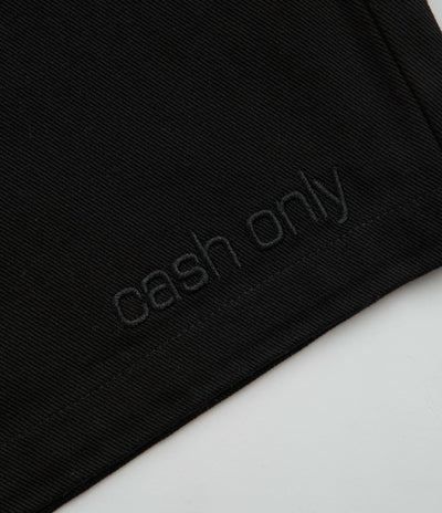 Cash Only Halfway Shorts - Black