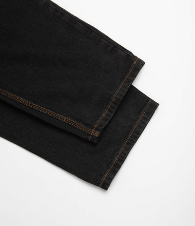 Cash Only Logo Baggy Jeans - Washed Black