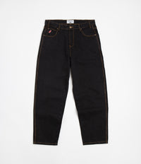 Cash Only Logo Baggy Jeans - Washed Black