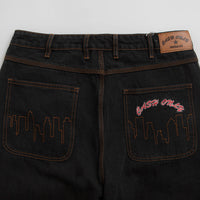 Cash Only Logo Baggy Jeans - Washed Black / Black thumbnail