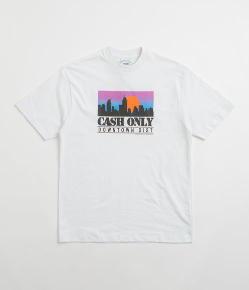 Cash Only Skyline T-Shirt - White