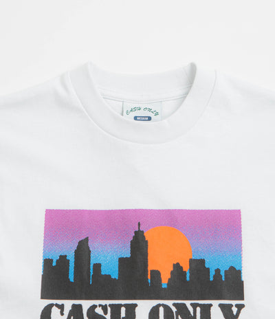 Cash Only Skyline T-Shirt - White