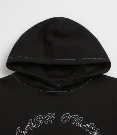 Cash Only Stitch Logo Hoodie - Black