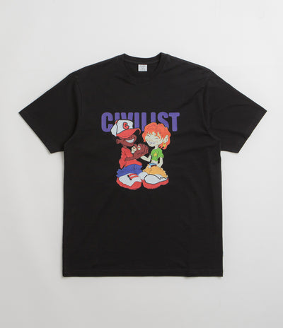 Civilist Characters T-Shirt - Black