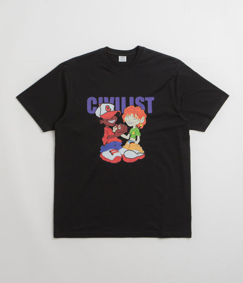 Civilist Characters T-Shirt - Black