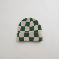 Civilist Checker Beanie - Creme Brulee / Duck Green thumbnail