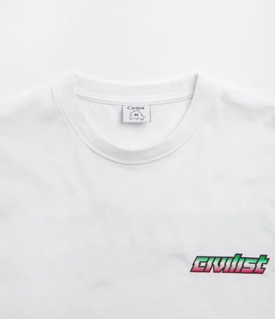 Civilist Crushed T-Shirt - White