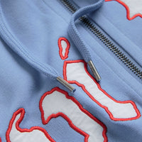 Civilist Exotique Zip Hoodie - Medium Blue thumbnail