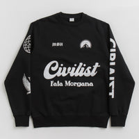 Civilist Fata Morgana Crewneck Sweatshirt - Black thumbnail