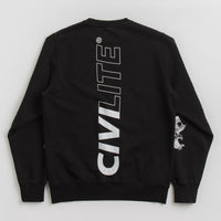 Civilist Fata Morgana Crewneck Sweatshirt - Black thumbnail