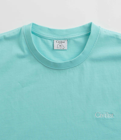 Civilist Mini Logo T-Shirt - Aqua