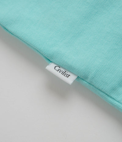 Civilist Mini Logo T-Shirt - Aqua