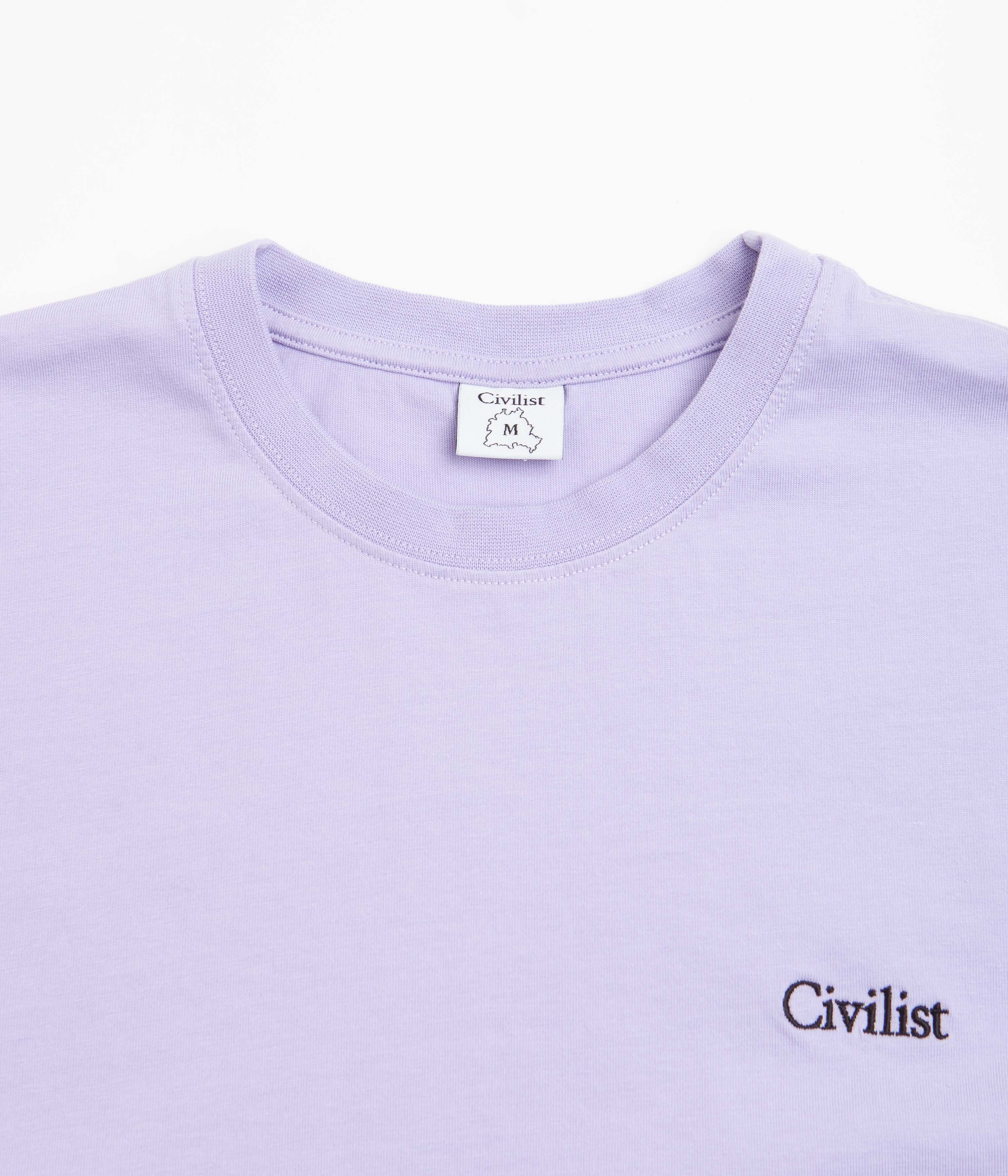 Civilist Mini Logo T-Shirt - Lavender | Flatspot