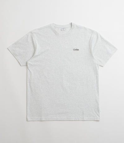 Civilist Mini Logo T-Shirt - Light Heather Grey