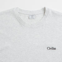 Civilist Mini Logo T-Shirt - Light Heather Grey thumbnail