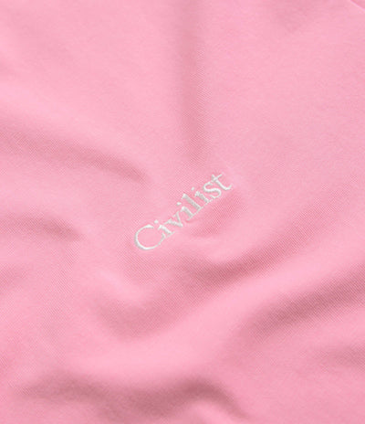 Civilist Mini Logo T-Shirt - Pink