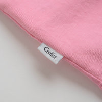 Civilist Mini Logo T-Shirt - Pink thumbnail