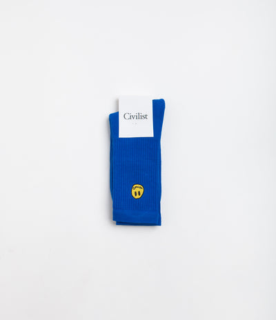 Civilist Mini Smiler Socks - Blue