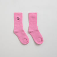 Civilist Mono Smiler Socks - Pink thumbnail