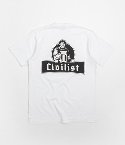 Civilist Schulle T-Shirt - White