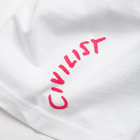 Civilist Sponsor T-Shirt - White thumbnail