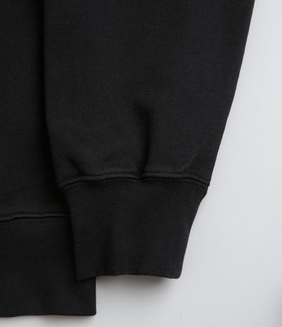 Civilist Studded Heavy Zip Hoodie - Black