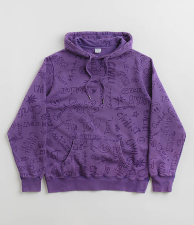 Civilist Team AOP Hoodie - Washed Purple