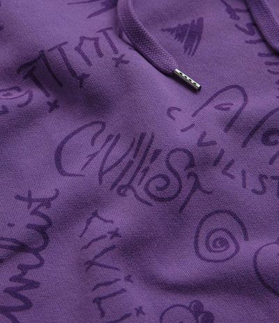 Civilist Team AOP Hoodie - Washed Purple