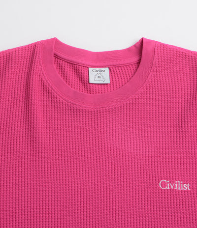 Civilist Thermal Long Sleeve T-Shirt - Fuchsia