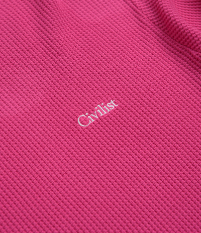 Civilist Thermal Long Sleeve T-Shirt - Fuchsia