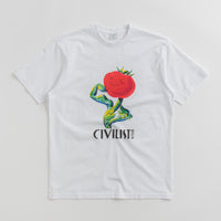 Civilist Tomato T-Shirt - White thumbnail