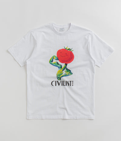 Civilist Tomato T-Shirt - White