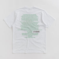 Civilist Tomato T-Shirt - White thumbnail