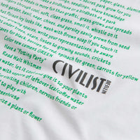 Civilist Tomato T-Shirt - White thumbnail