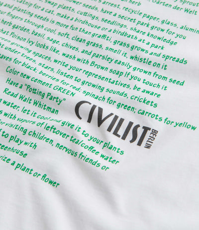 Civilist Tomato T-Shirt - White