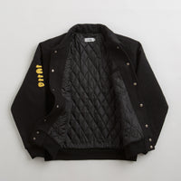 Civilist Wool Bomber Jacket - Black thumbnail