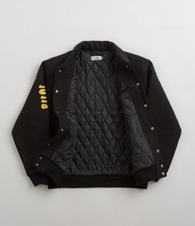 Civilist Wool Bomber Jacket - Black