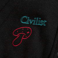 Civilist Wool Bomber Jacket - Black thumbnail