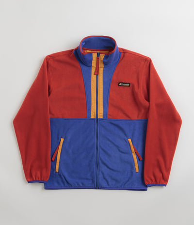 Columbia Backbowl II Full Zip Fleece - Sail Red / Clematis Blue